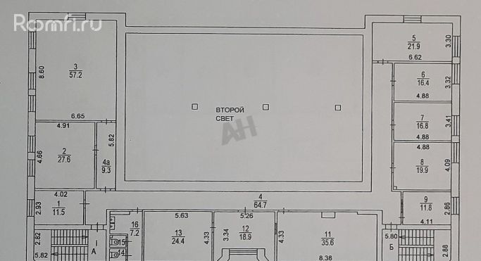 Аренда помещения свободного назначения 1252 м², улица Кедрова - фото 3