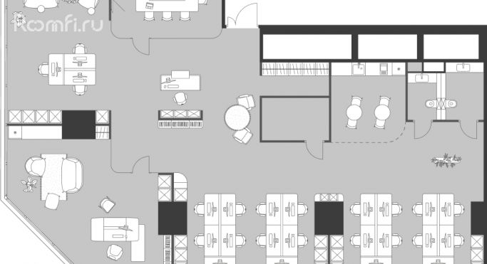 Продажа офиса 243.5 м², 3-я Хорошёвская улица - фото 1