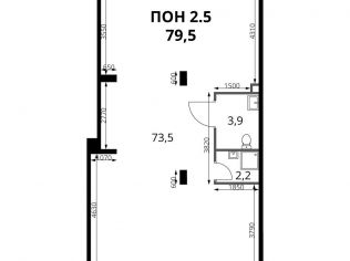 Продажа помещения свободного назначения 79.6 м²