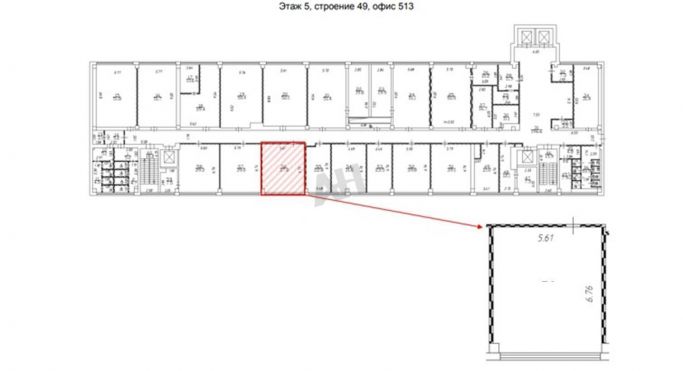 Аренда офиса 46 м², Рязанский проспект - фото 2
