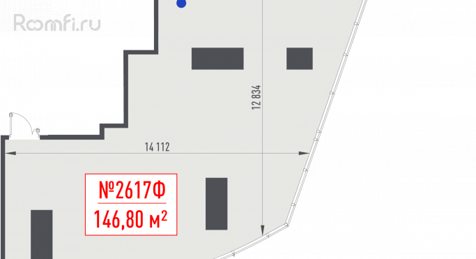 Продажа офиса 146.8 м², 1-й Красногвардейский проезд - фото 1