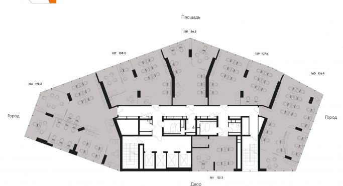 Продажа офиса 108.2 м², Ярцевская улица - фото 2