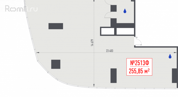 Продажа офиса 255.9 м², 1-й Красногвардейский проезд - фото 1