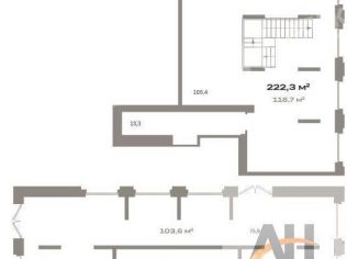 Продажа помещения свободного назначения 223 м²