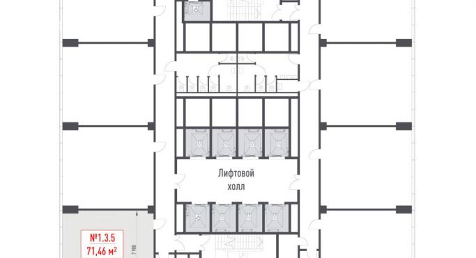 Продажа офиса 71.5 м², Рябиновая улица - фото 2