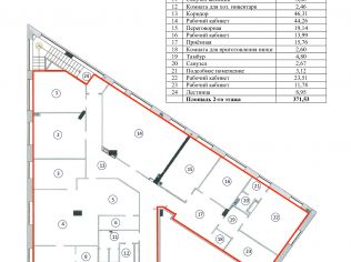 Аренда офиса 365 м²