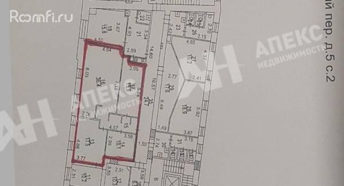 Аренда офиса 96 м², Потаповский переулок - фото 2