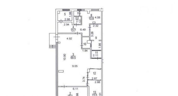 Аренда торгового помещения 159.4 м², улица Академика Челомея - фото 2