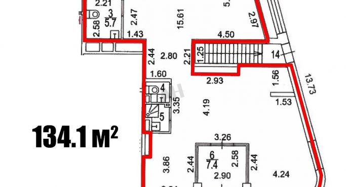 Продажа помещения свободного назначения 135 м², Онежская улица - фото 2