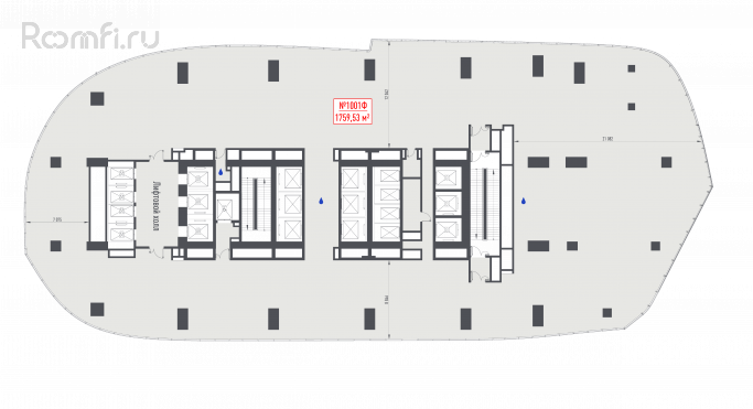 Продажа офиса 1759.5 м², 1-й Красногвардейский проезд - фото 2