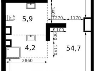 Продажа помещения свободного назначения 64.8 м²