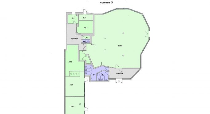 Аренда торгового помещения 378 м², Большая Семёновская улица - фото 1