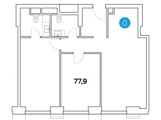 Продажа офиса 77.9 м²