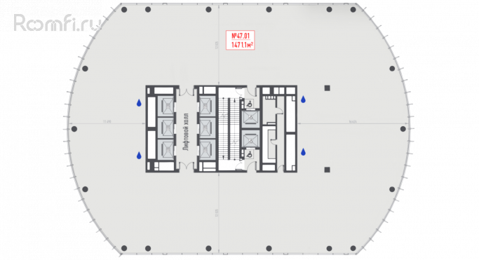 Продажа офиса 1471.1 м², 1-я улица Ямского Поля - фото 2