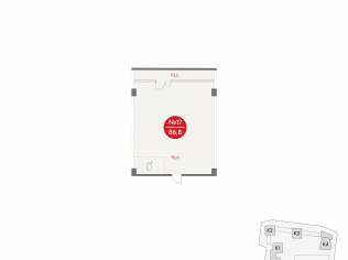 Продажа офиса 86.8 м²