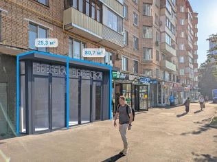 Аренда торгового помещения 80.7 м²