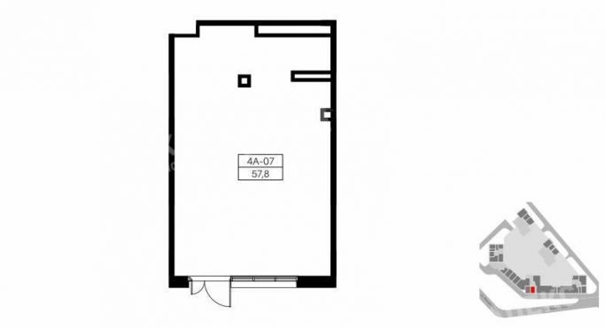 Продажа помещения свободного назначения 58 м², улица Эдварда Грига - фото 2