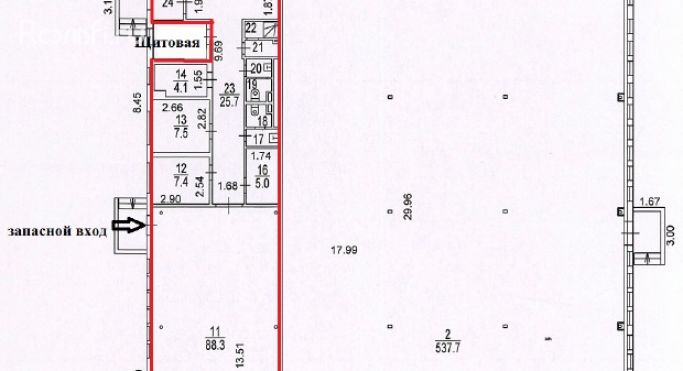 Аренда помещения свободного назначения 280.6 м², улица Федосьино - фото 1