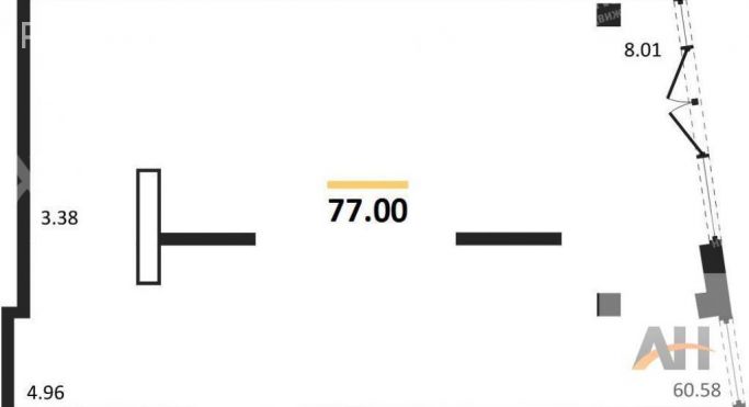 Продажа помещения свободного назначения 77 м², МКАД, 25-й километр, внутренняя сторона - фото 1