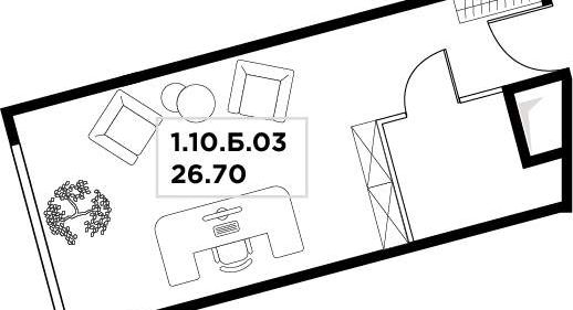 Продажа офиса 26.7 м², улица Маршала Прошлякова - фото 2