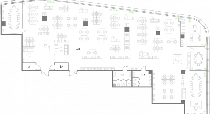 Продажа офиса 592.6 м² - фото 1