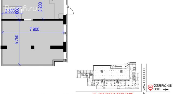 Продажа торгового помещения 67.5 м², улица Народного Ополчения - фото 2