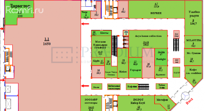 Аренда торгового помещения 1650 м², Староватутинский проезд - фото 2