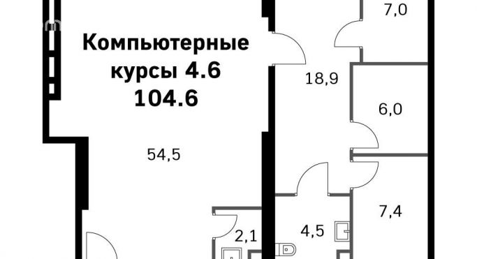 Продажа помещения свободного назначения 104.6 м² - фото 1