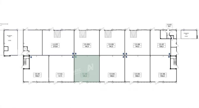 Продажа помещения свободного назначения 149 м², проспект Куприна - фото 2