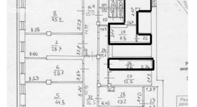 Аренда офиса 43.1 м², Зоологическая улица - фото 1