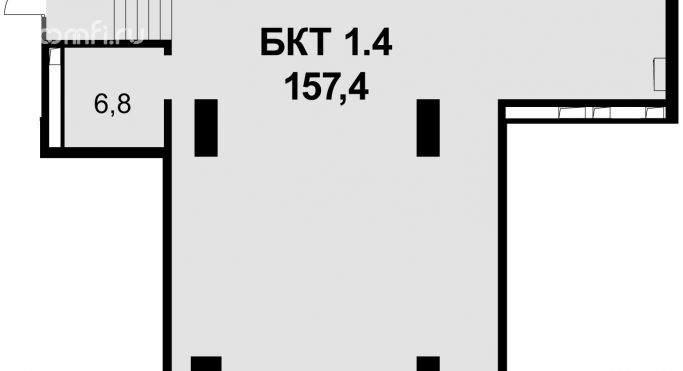 Аренда помещения свободного назначения 157.4 м², улица Шеногина - фото 1