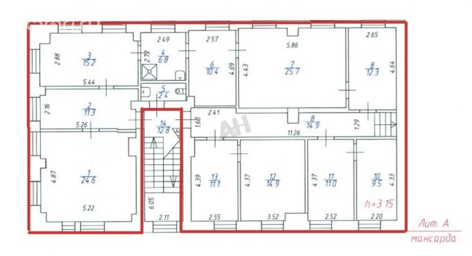 Аренда офиса 170 м², улица Шаболовка - фото 2