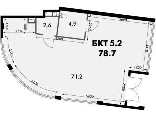 Продажа помещения свободного назначения 73.9 м²