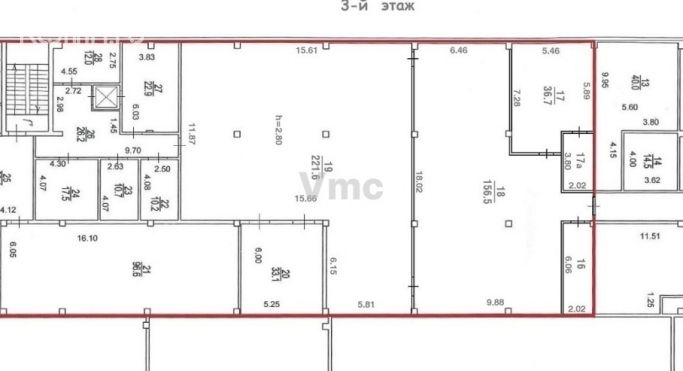 Аренда помещения свободного назначения 1351 м², Новоостаповская улица - фото 3