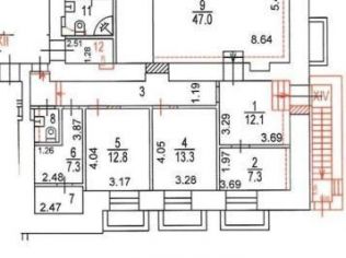 Аренда помещения свободного назначения 125 м²