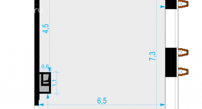 Продажа офиса 46.6 м², Выборгская улица - фото 2