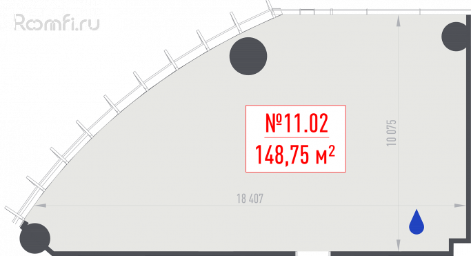 Продажа офиса 148.8 м², 1-я улица Ямского Поля - фото 1