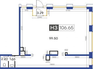 Продажа помещения свободного назначения 106.7 м²