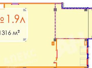 Продажа помещения свободного назначения 1316 м²