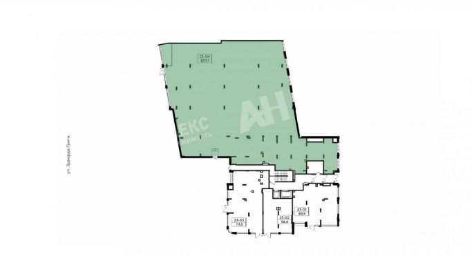 Аренда помещения свободного назначения 838 м², проспект Куприна - фото 2