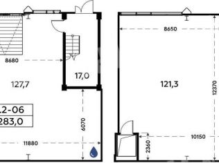 Продажа помещения свободного назначения 283 м²