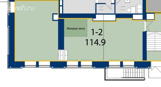 Аренда помещения свободного назначения 114.9 м², Ленинградский проспект - фото 2