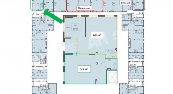 Продажа помещения свободного назначения 127 м², Любучанская улица - фото 3