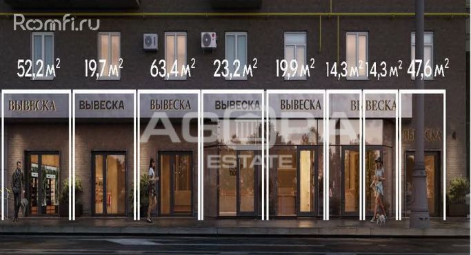 Аренда торгового помещения 17.5 м², Ленинградский проспект - фото 1