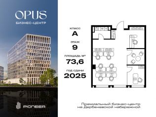 Продажа офиса 73.6 м²
