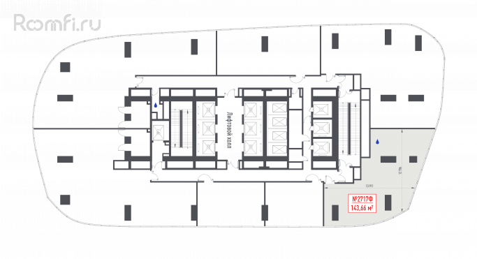 Продажа офиса 143.7 м², 1-й Красногвардейский проезд - фото 2