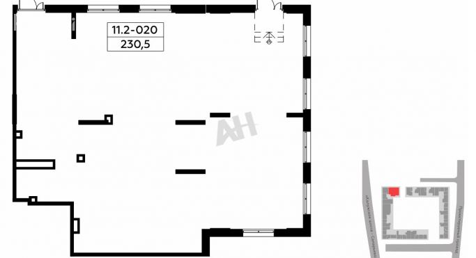 Продажа помещения свободного назначения 231 м², Прокшинский проспект - фото 2