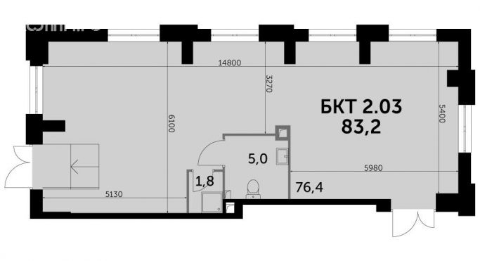 Продажа помещения свободного назначения 156.1 м², улица Шеногина - фото 1