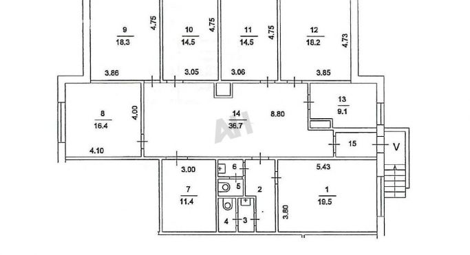 Продажа помещения свободного назначения 173 м², улица Академика Пилюгина - фото 2