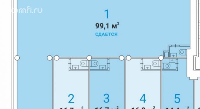 Аренда помещения свободного назначения 99.1 м², Планерная улица - фото 2